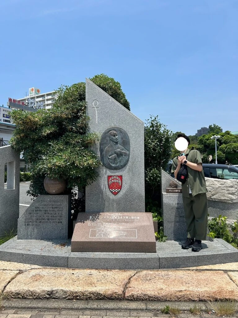 下関 ザビエル 記念碑