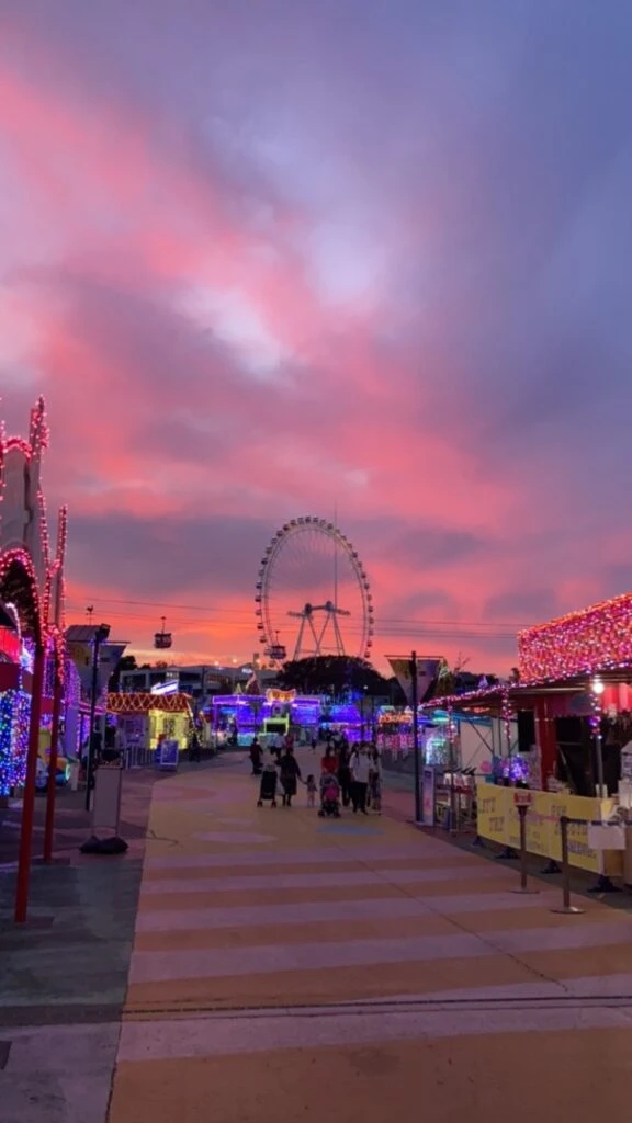 よみうりランド 夕焼け