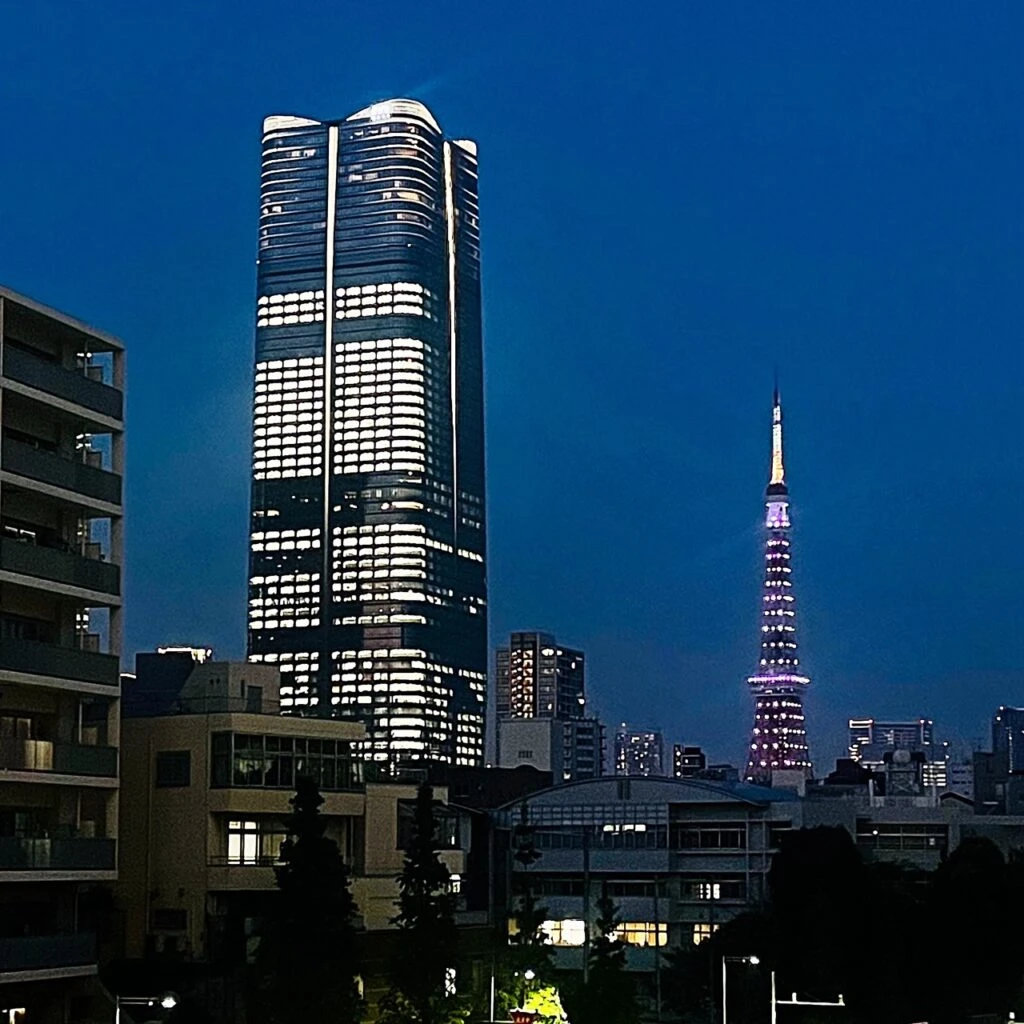 六本木から見た東京タワー