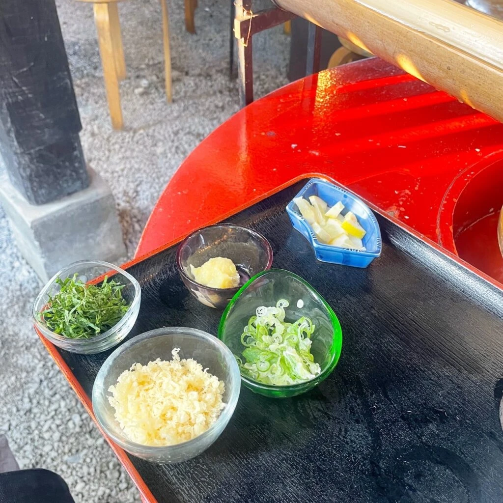 流しそうめん薬味一覧