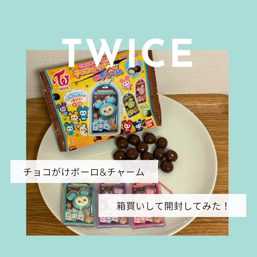 【箱買い】TWICEのチョコがけボーロを開封してみた！