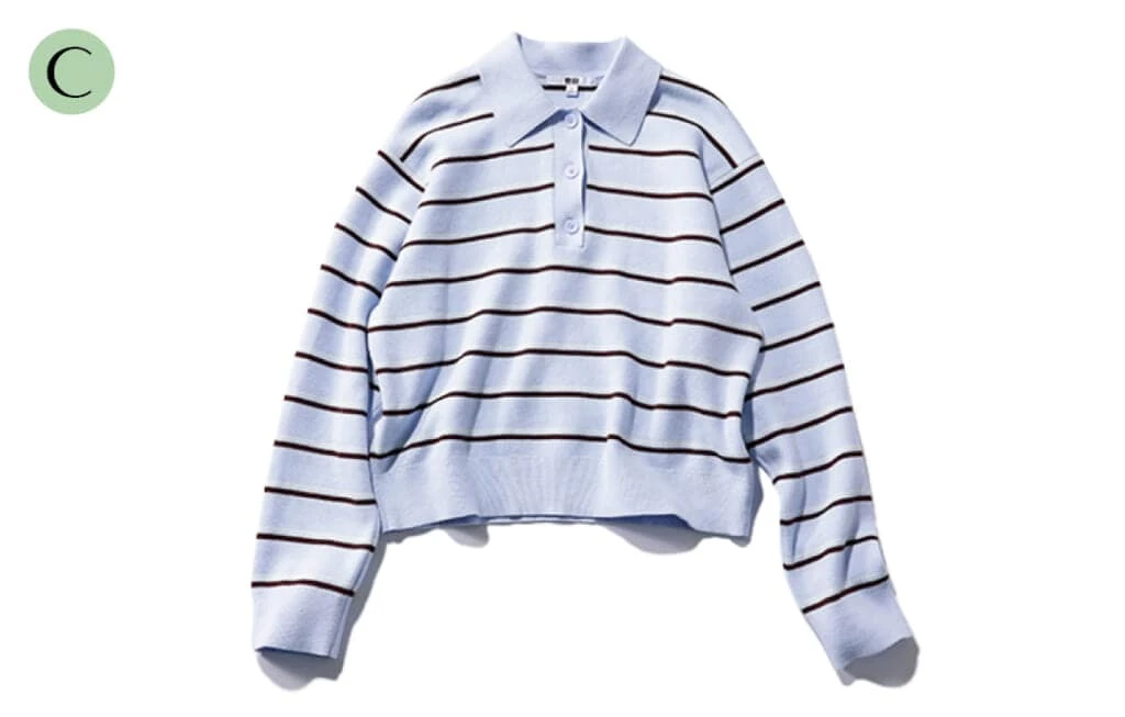 ニット¥3990/UNIQLO
