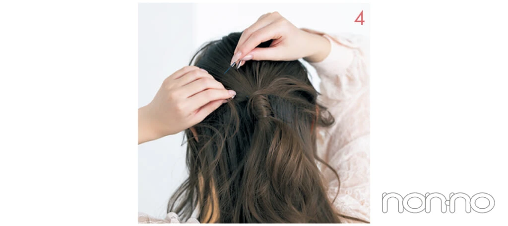 香音の衿の形×ヘアアレ相性マッチングプロセスカット1-5