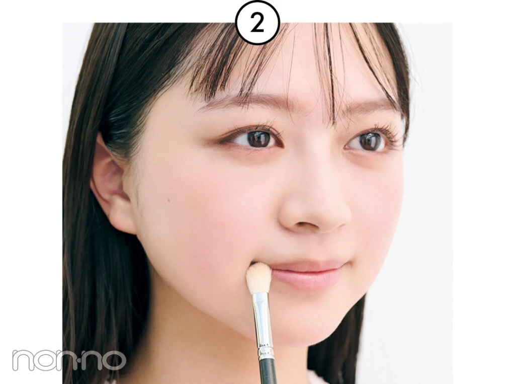 佐藤和奏の口角上向きリップペンシルの基本プロセスカット6