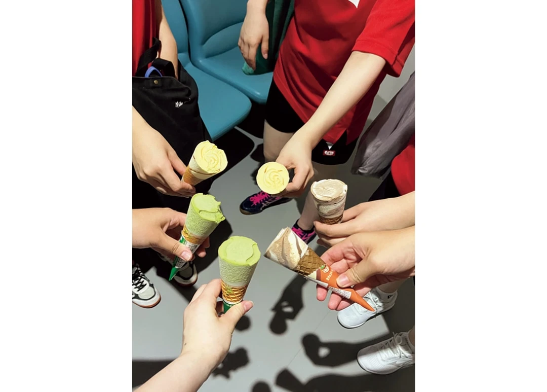 練習後に〝青春する〞時間がごほうび（ちゃちゃさん・大学3年）