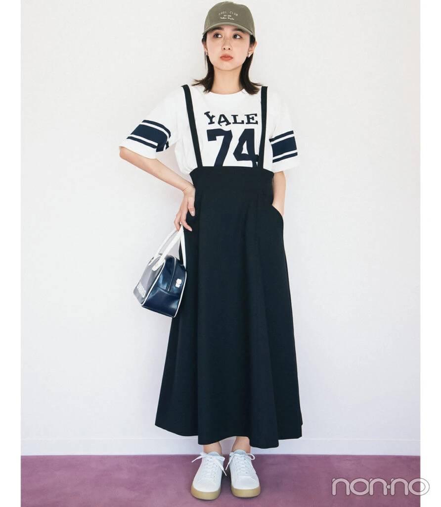 カレッジみTシャツを着た堀田真由4
