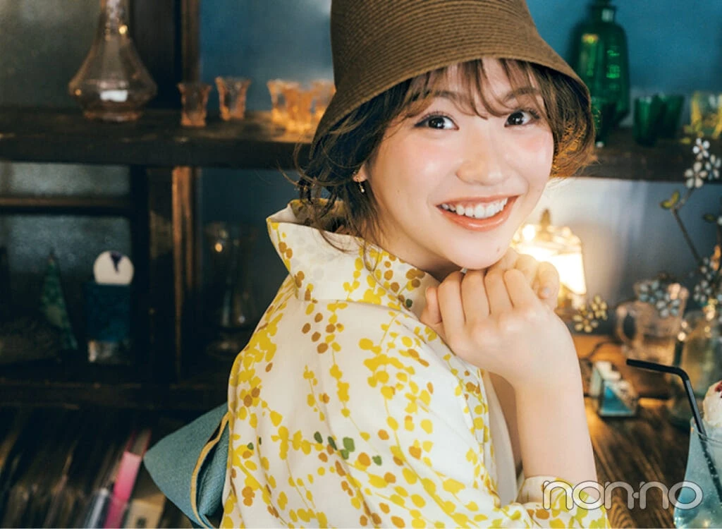 村上なずなの下町散策女子会の浴衣コーデに似合うヘアアレンジ