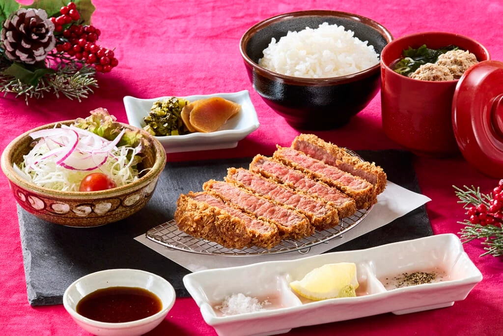 長崎県産 特選和牛かつ膳(数量限定)/¥3500