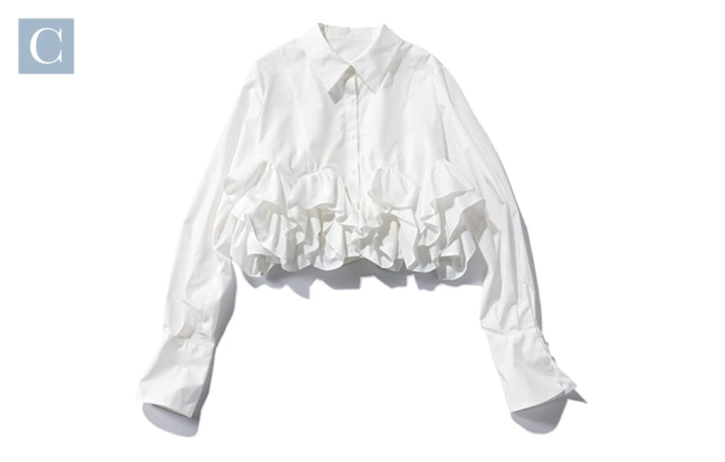 シャツ¥9900/dazzlin