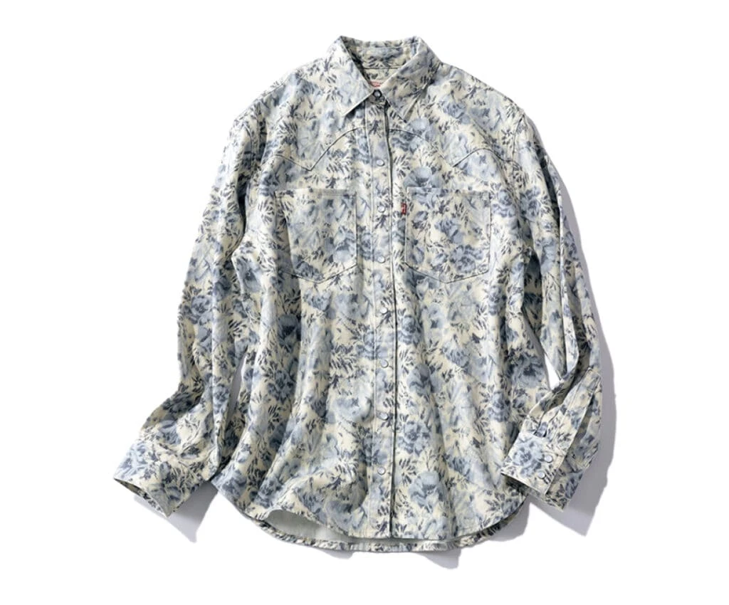 春服おすすめのにじみ花柄2