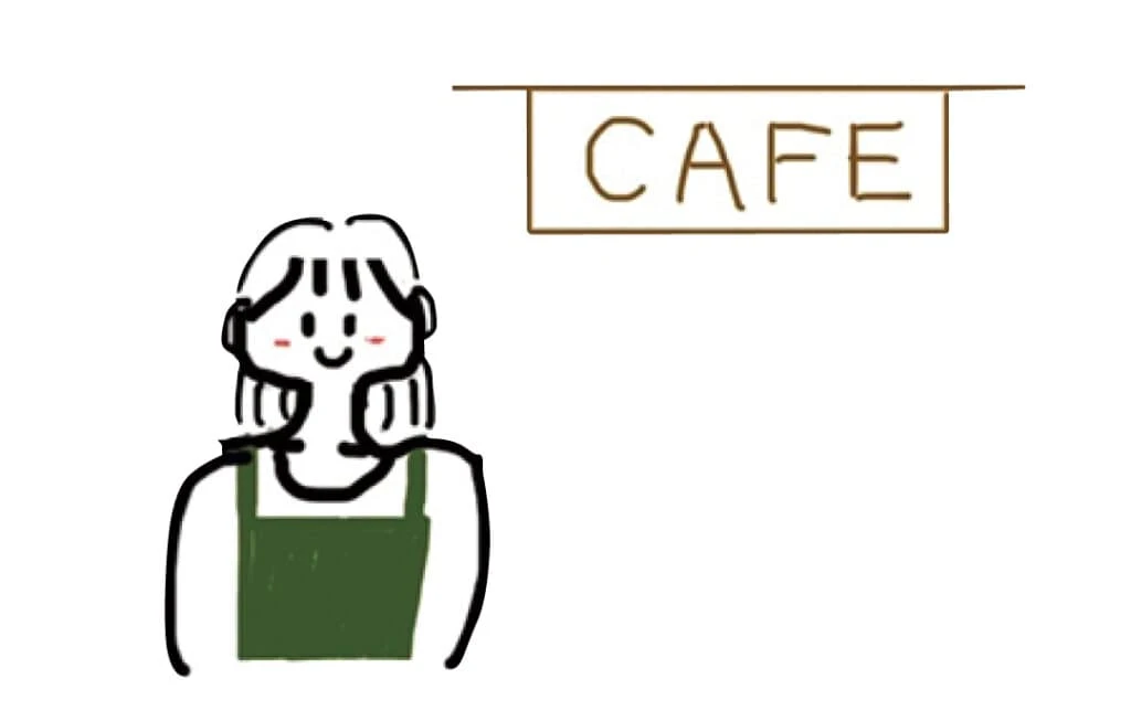 小宮山莉渚の生まれ変わるなら何になりたい？カフェの店員さん