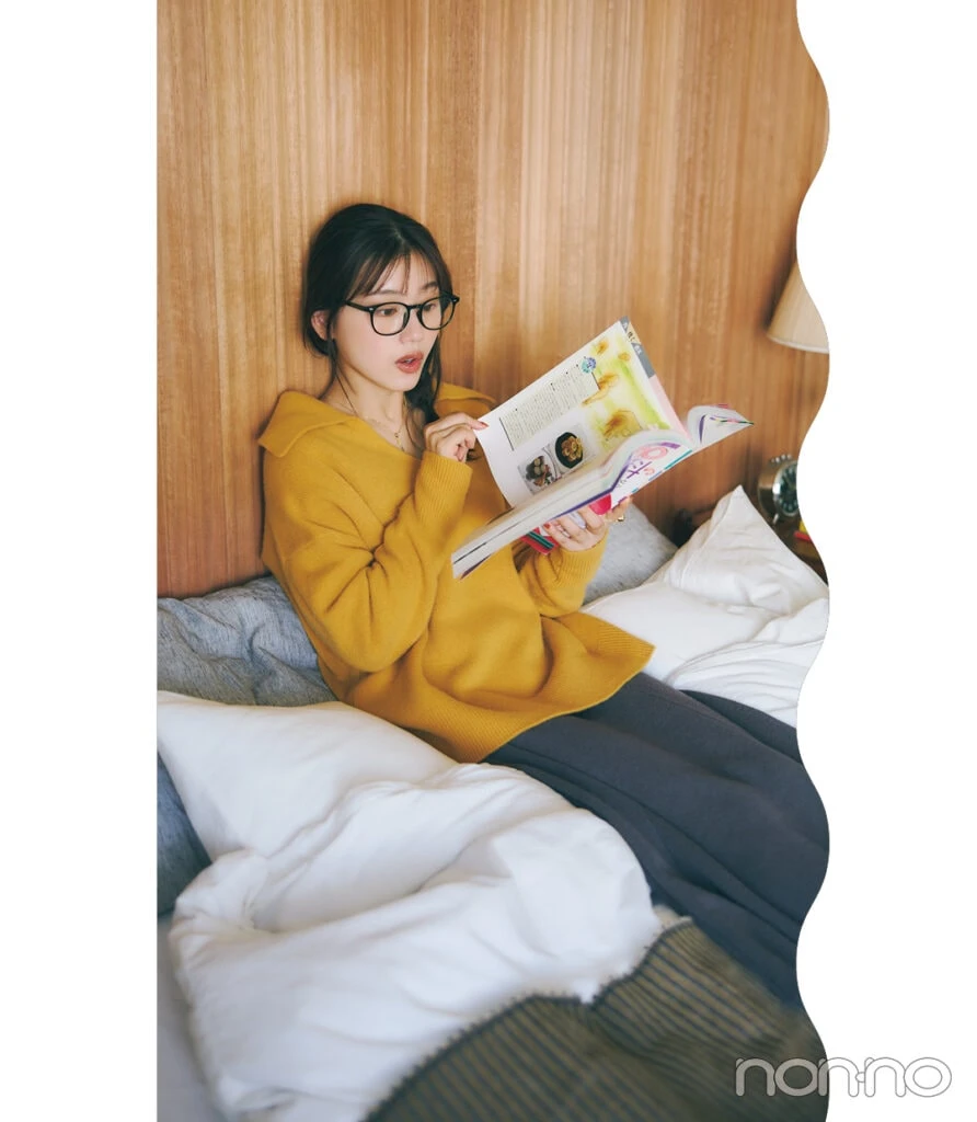 佐々木美玲のみーぱんのもぐもぐ着回しモデルカット3-3