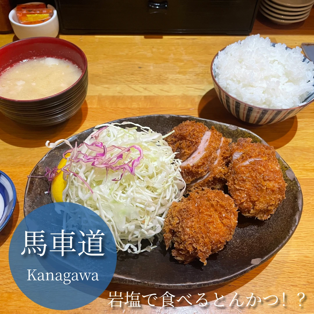 【馬車道】岩塩で食べる絶品とんかつ！！〜とんかつ檍〜