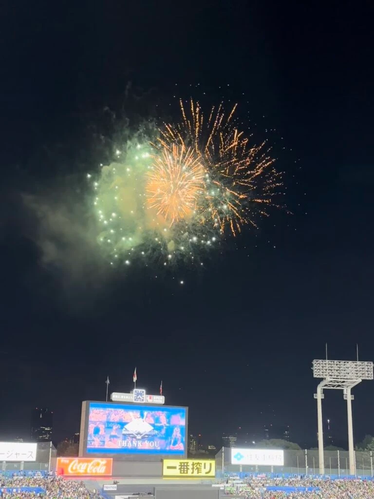 2024年10月2日の花火の画像