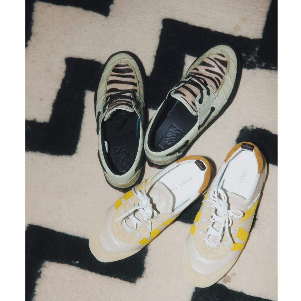 横田真悠の私物シューズ『VANS』　『LOUIS VUITTON』