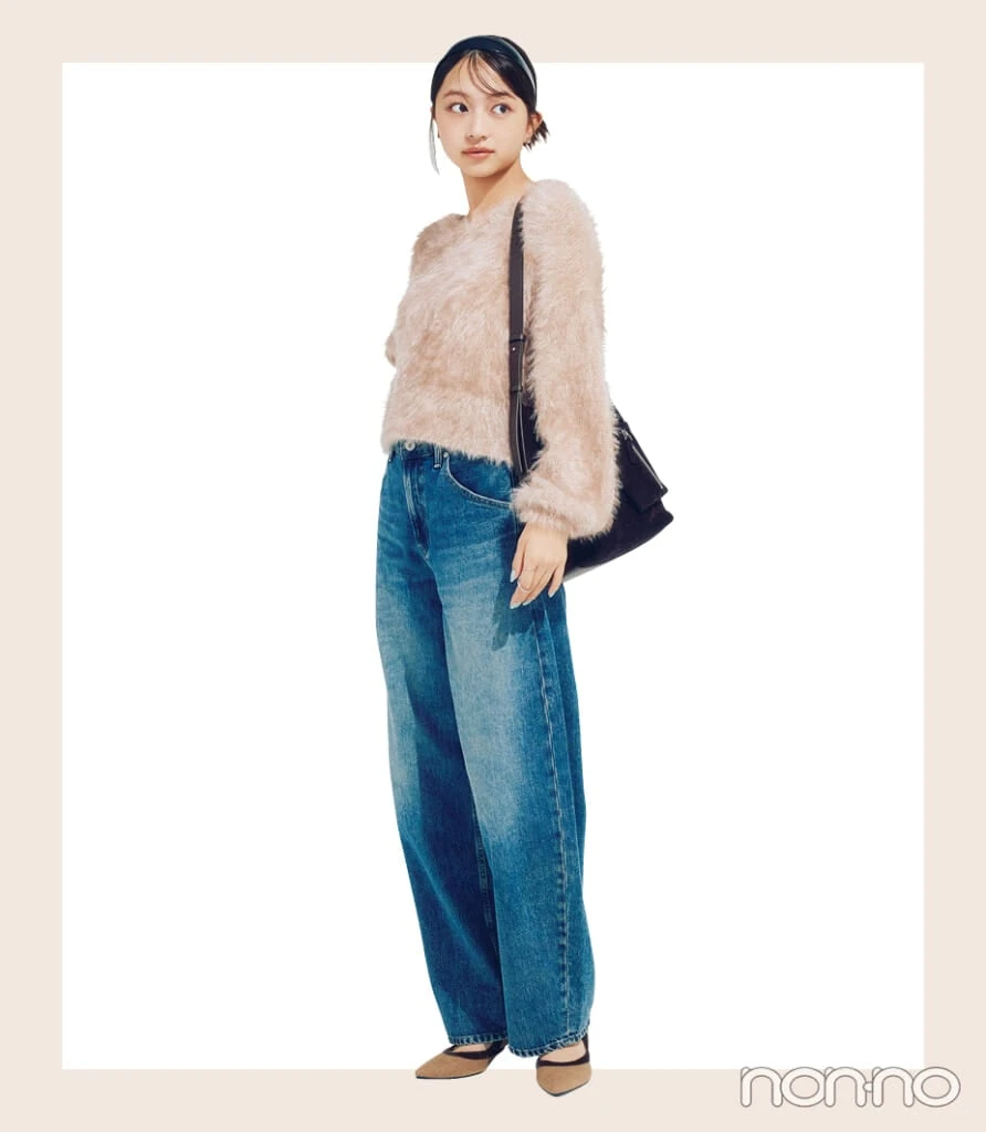 佐藤和奏のニット着やせモデルカット8