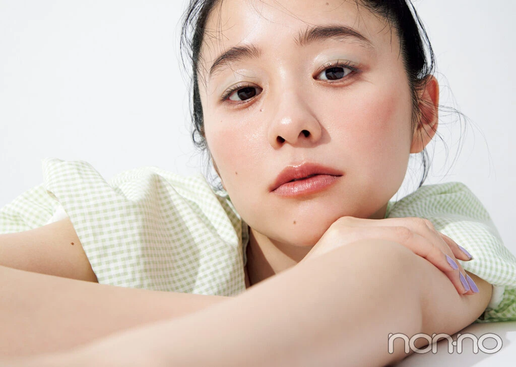 2024上半期non-noベストコスメを使用した堀田真由のチークメイク