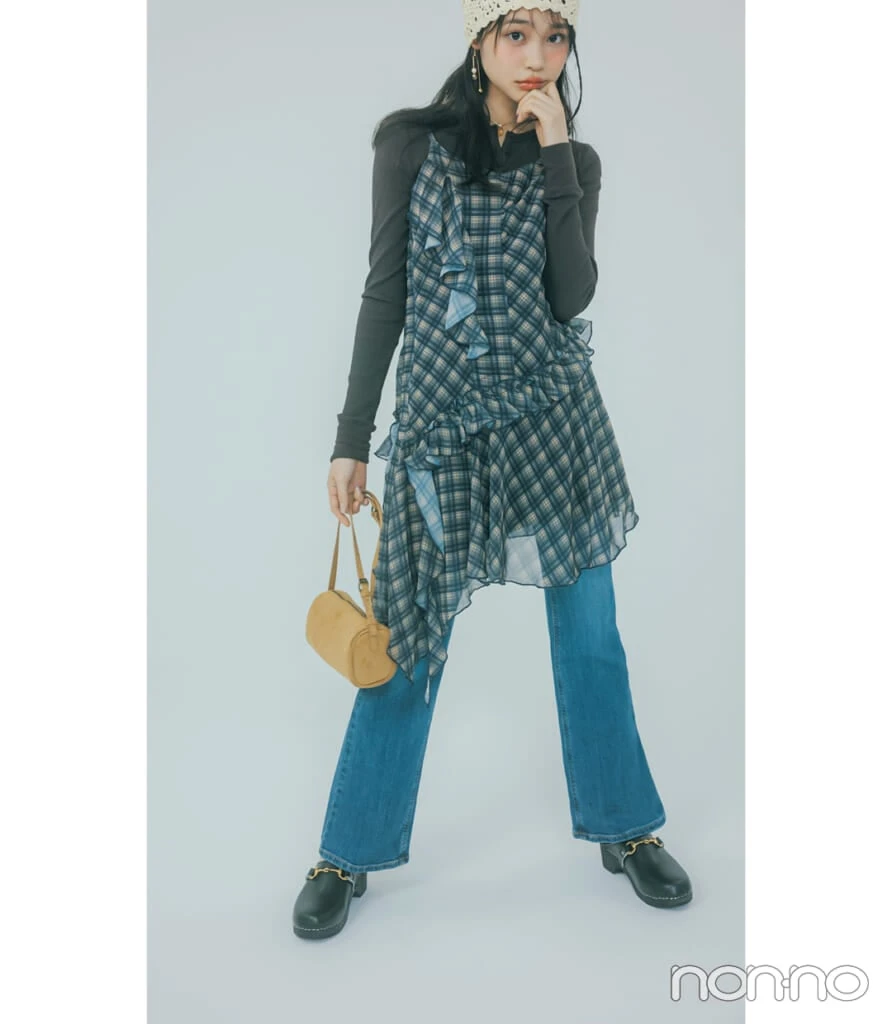 林芽亜里のデニムコーデをアプデモデルカット4-2