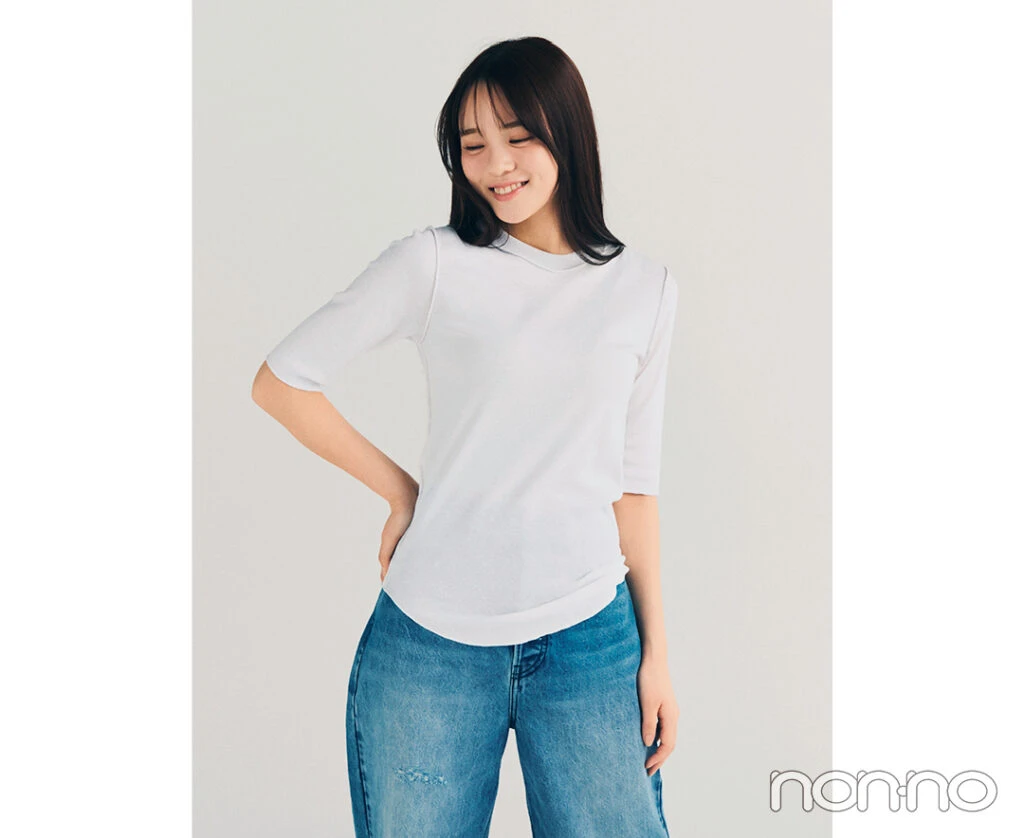 AKTE アウトロックハーフスリーブTシャツ着用写真
