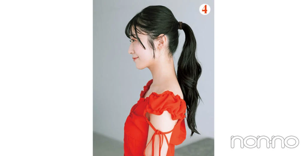 AKB48佐藤綺星さん令和のポニーテールとシュシュプロセスカット2-7