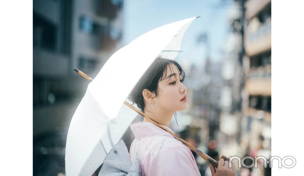 小宮山莉渚の下町散策デートの浴衣コーデのポイント