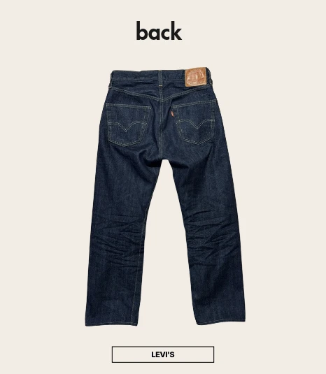 友野一希さんのベストバイ:LEVI'S® VINTAGE CLOTHING 1947 501®のバックカット