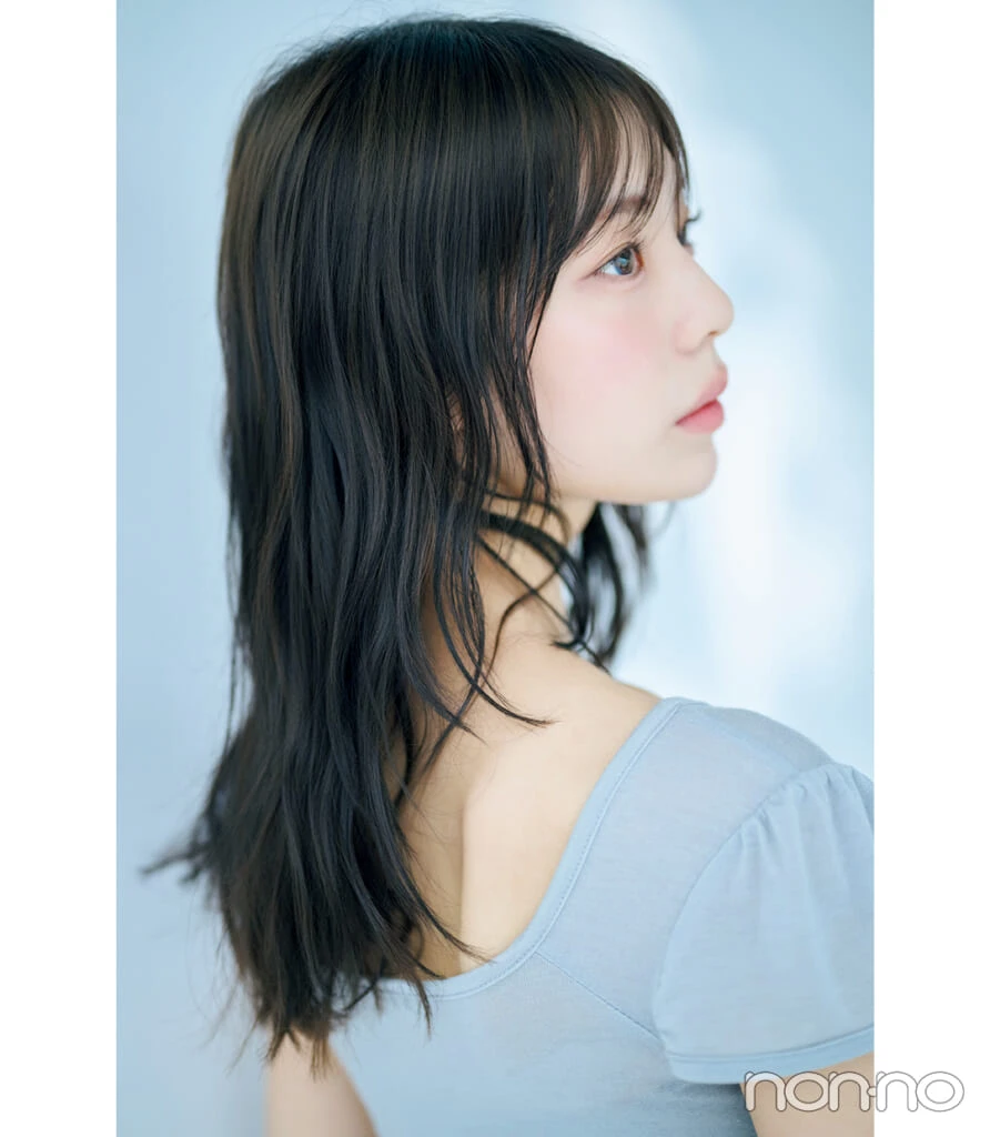 菊地姫奈の夏の肌、髪、ボディ、リセットモデルカット2-1