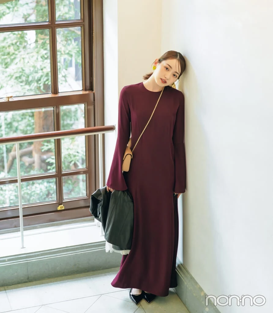 村上なずなの「アール・デコとモード 京都服飾文化研究財団(KCI)コレクションを中心に」に行く時の美術館コーデ1
