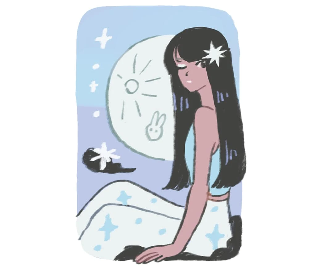 下弦の月