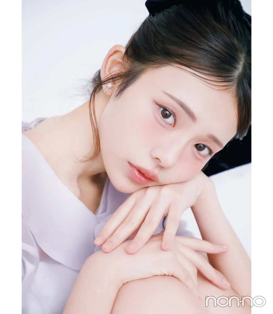 菊地姫奈のネコ顔メイクの目元HOW TO