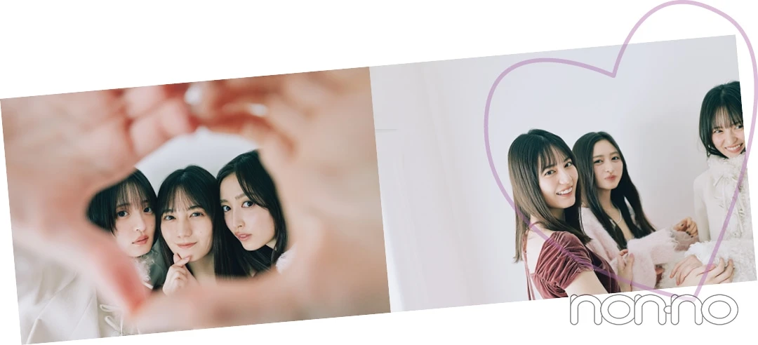 遠藤さくら×井上和×小坂菜緒インタビューカット