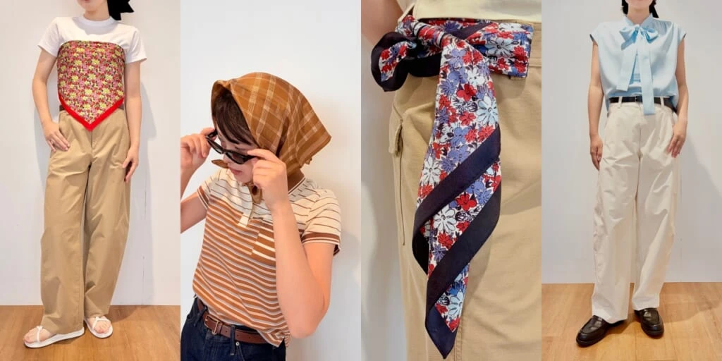 UNIQLOF.RISSO 試着会 シルクプリントスカーフ