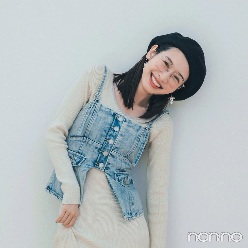 【non-no web】岡本夏美が着こなす大学生の毎日コーデ_サムネイル画像