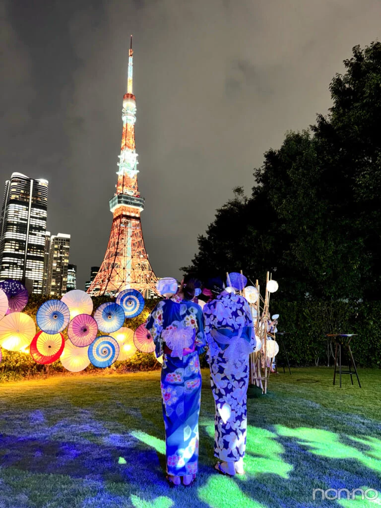 東京イベント「SUZUMUSHI CAFÉ（スズムシ カフェ）」夜の様子
