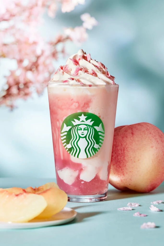 『桜 咲くよ 白桃 フラペチーノ®』