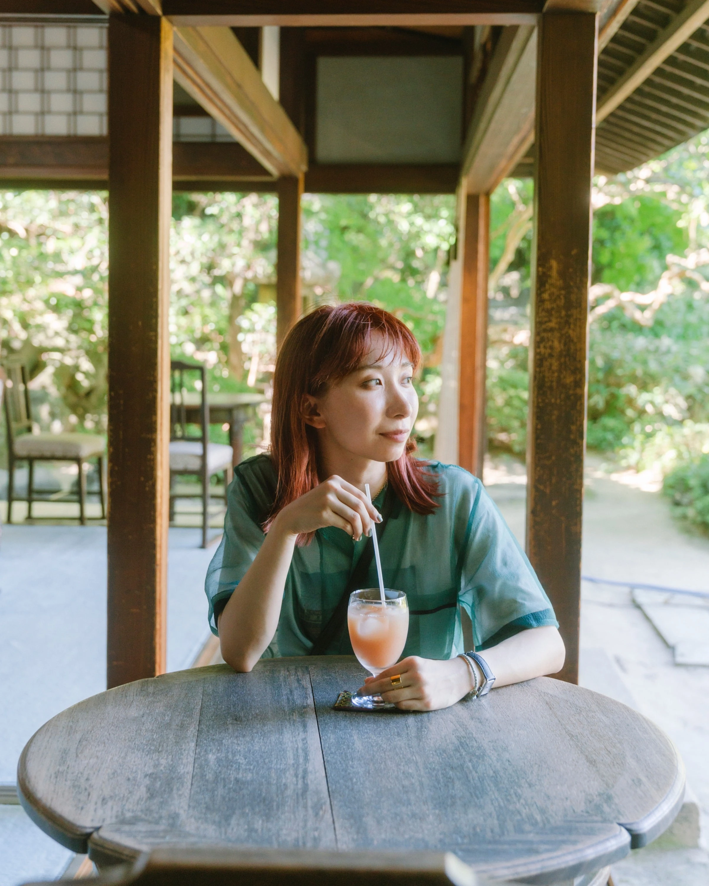 山形県酒田市・本間美術館のカフェ