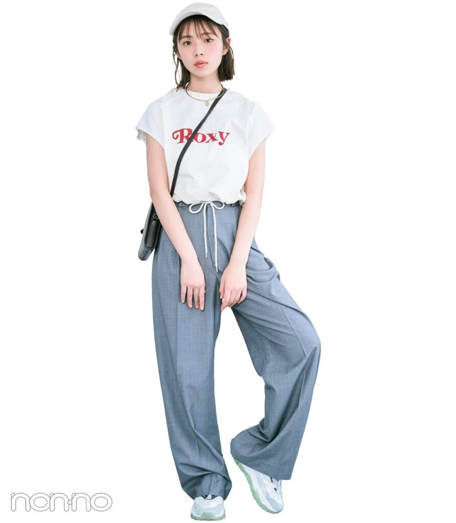 菊地姫奈のノンノモデルのTシャツcollection