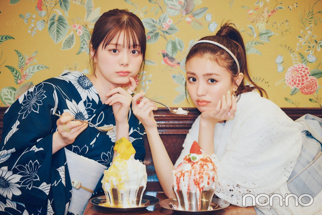 紺野彩夏と香音のみんながこの夏したいこと別コーデモデルカット1-1
