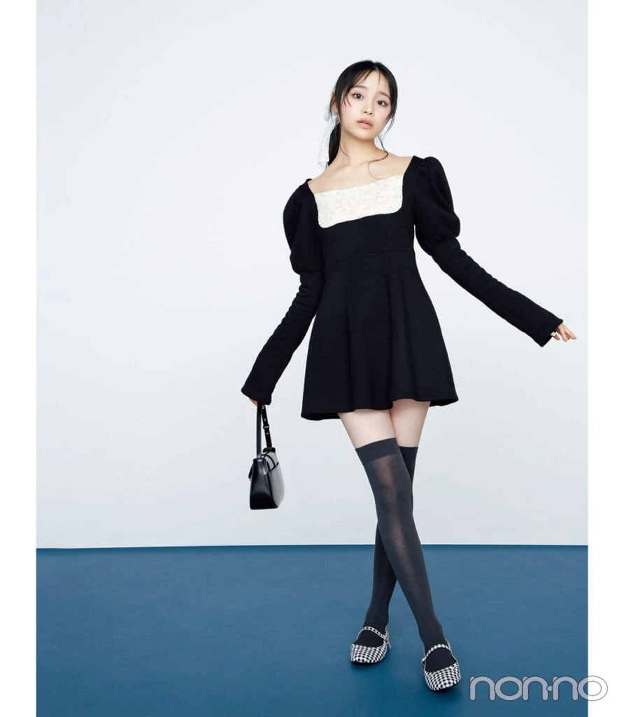 林芽亜里のミニワンピモデルカット2-4
