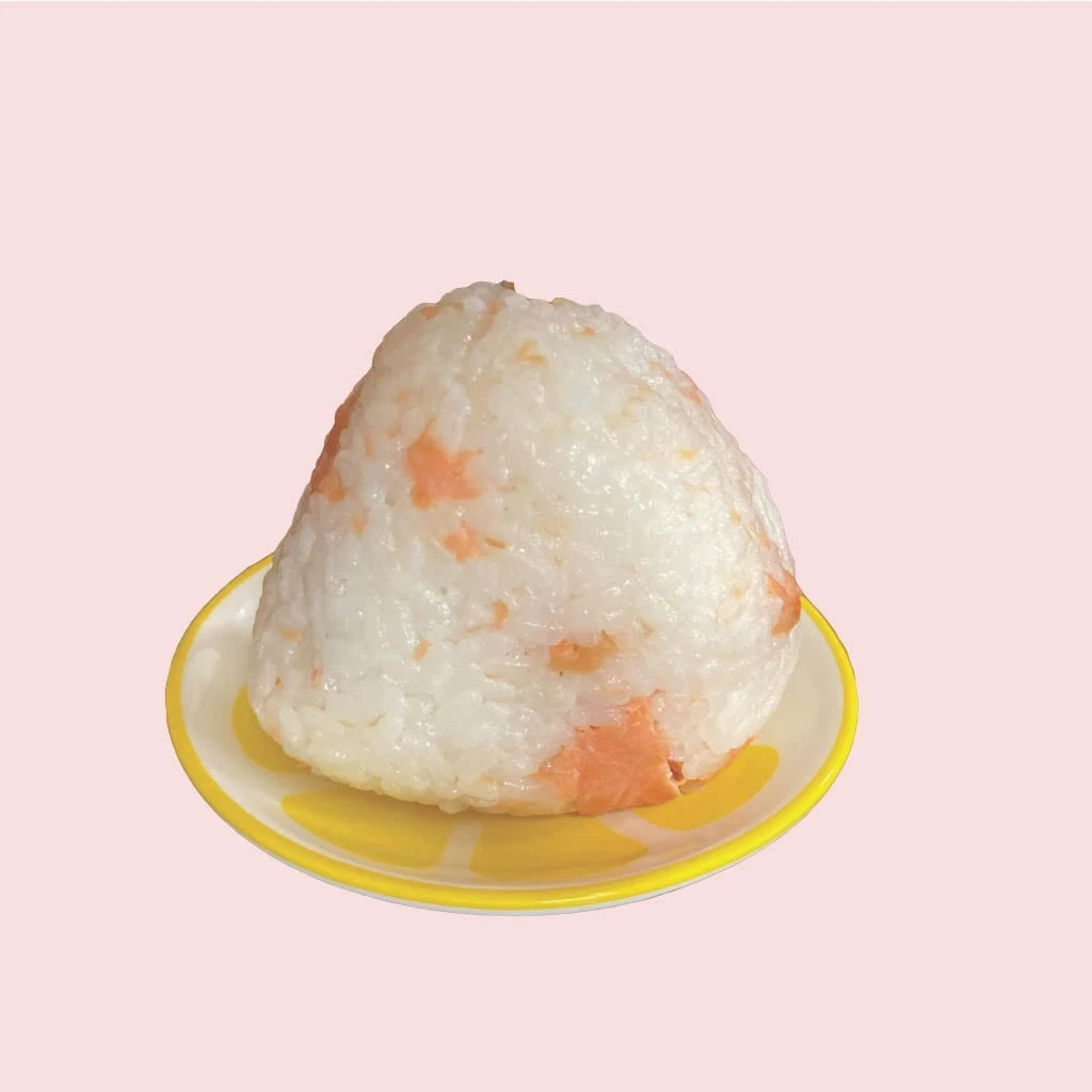 自炊
鮭おにぎり正面