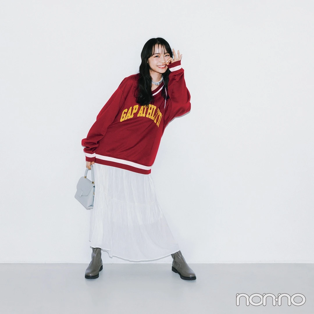 林芽亜里の冬のBUZZ服モデルカット4-1
