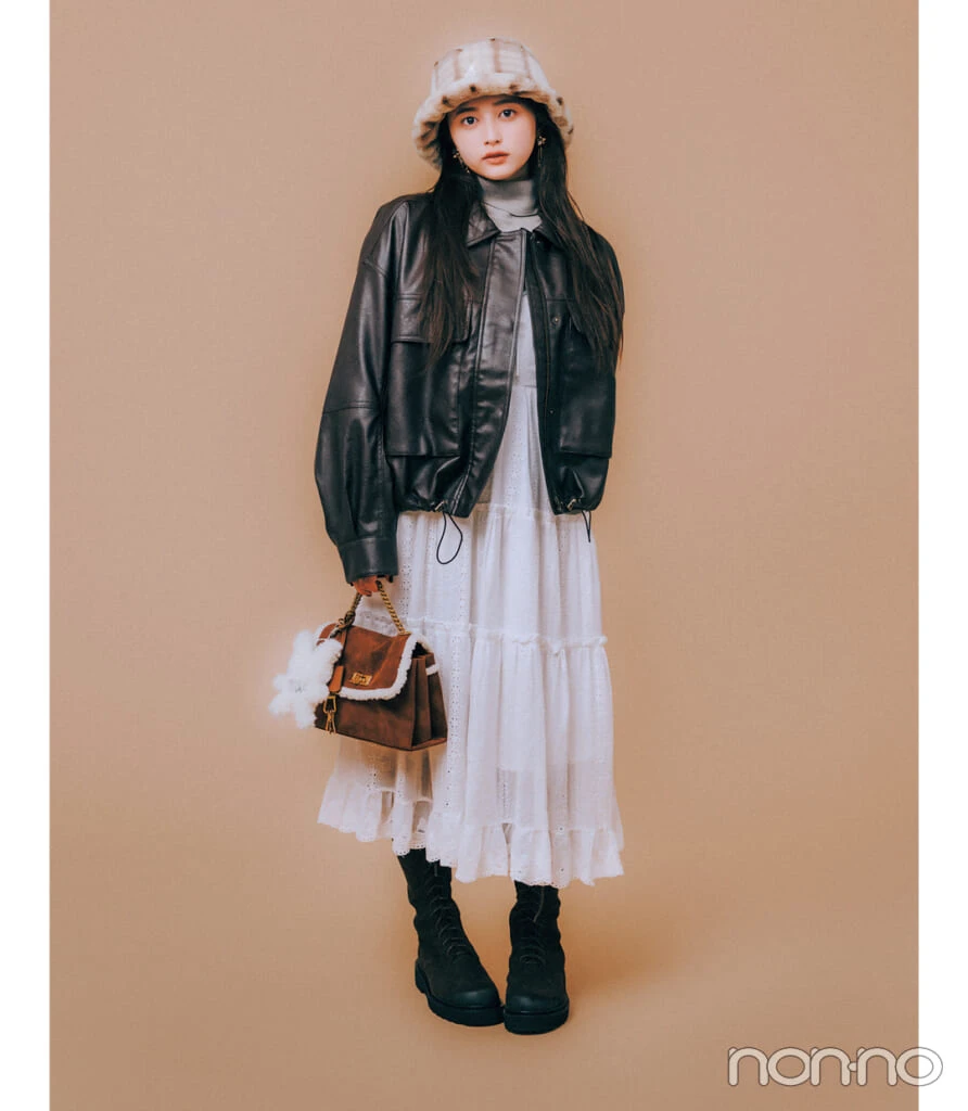 井上和のNEO森ガールコーデ