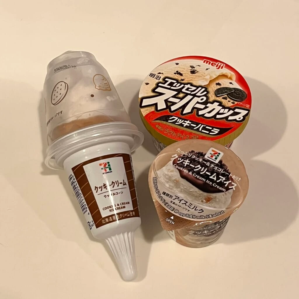 クッキークリーム アイス