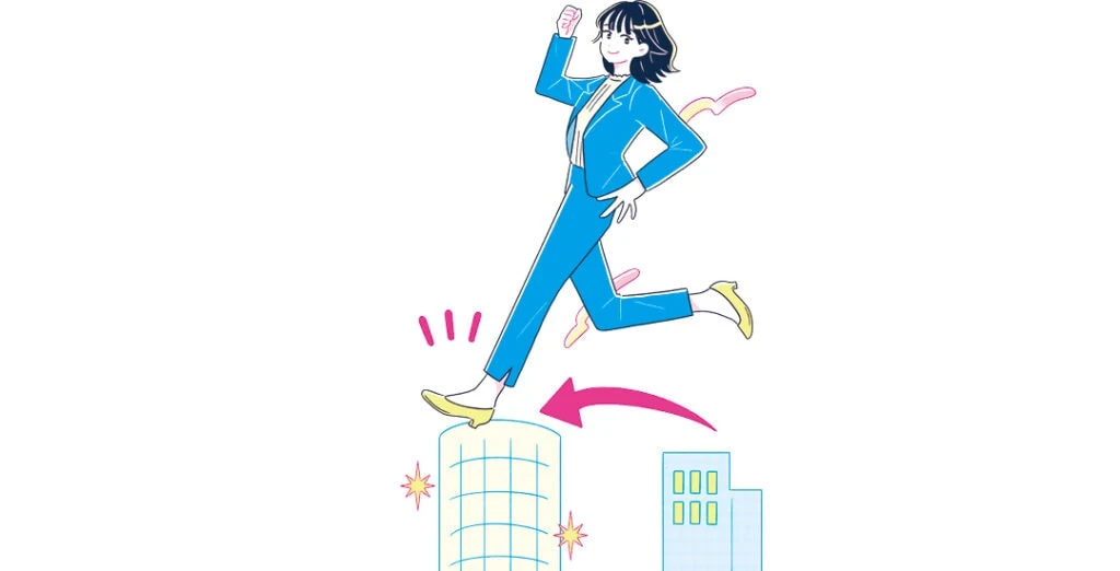 転職イラストカット1