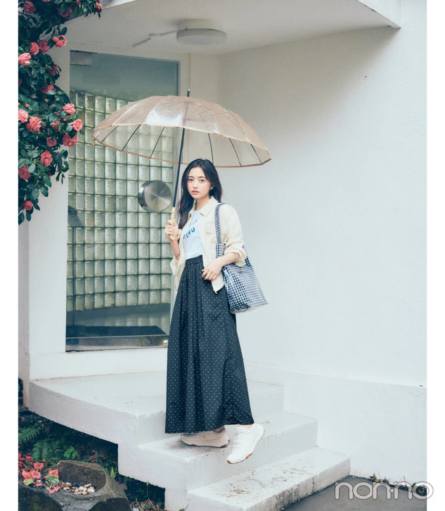 井上和の梅雨着回しDAY1