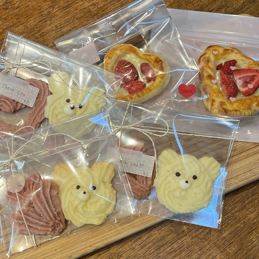 手作りバレンタイン ラッピング アイデア クッキー 生チョコパイ