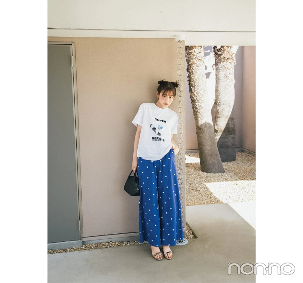 犬Tシャツを着た岡本夏美6