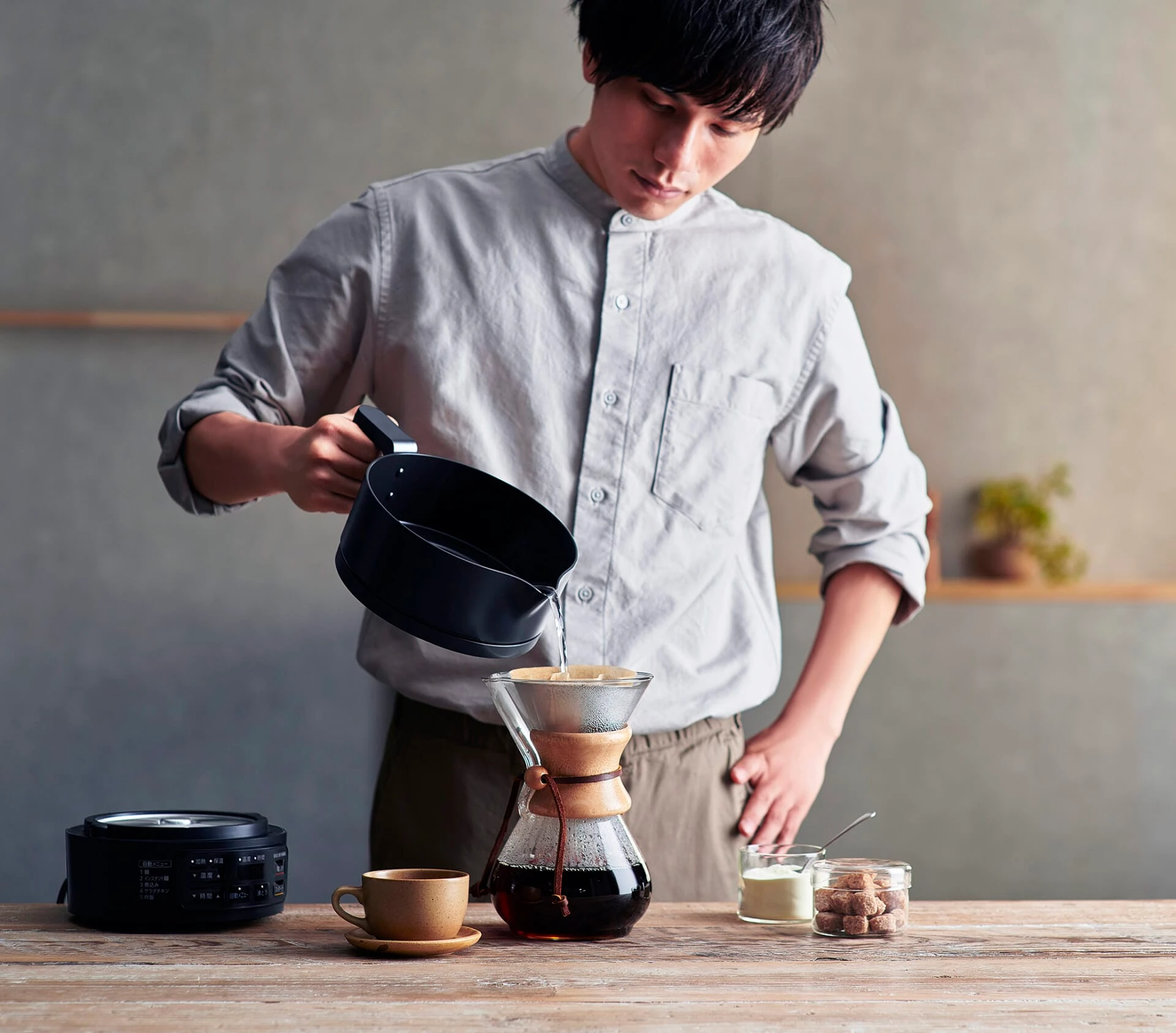 アイリスオーヤマ　クッキングケトル　コーヒー