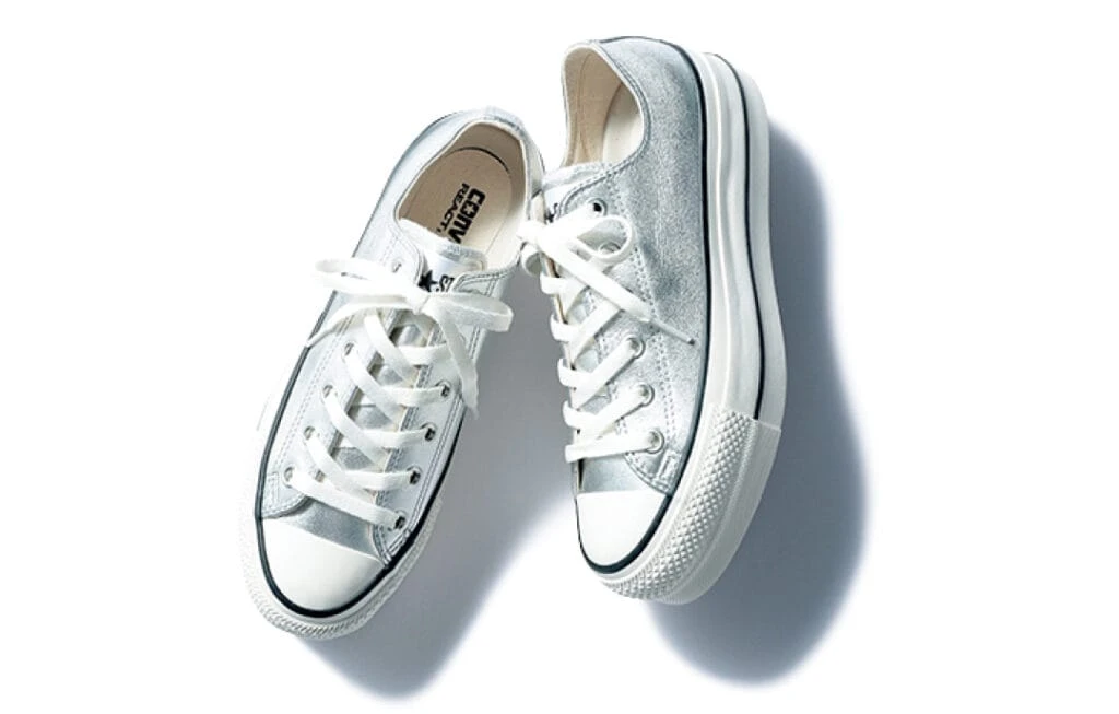 スタイルアップできるスニーカー大賞「CONVERSE　LEATHER ALL STAR® LIFTED OX」