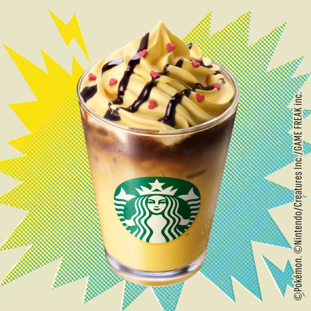 ピカチュウをモチーフにした「ピカチュウ ハニークリーム ラテ」もお見逃しなく!